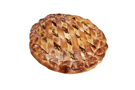 Осетинский пирог с яблоком и корицей