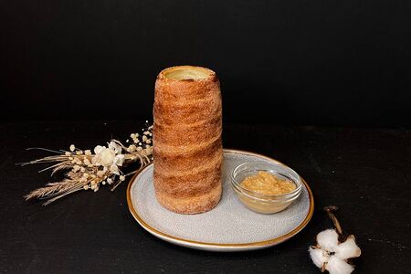 Трдельник с арахисовой пастой