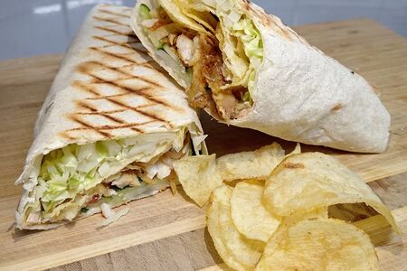 Шаурма с чипсами (большая)