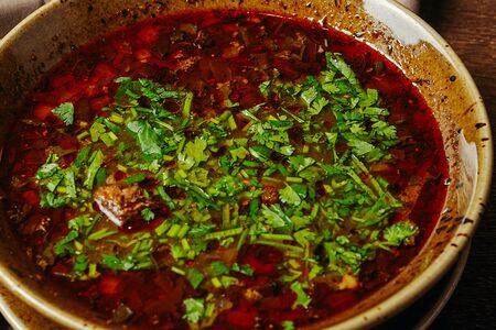 Борщ с говядиной