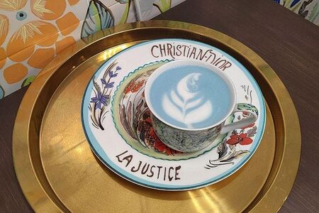 Матча голубая средняя