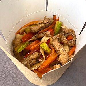 Лапша со свининой