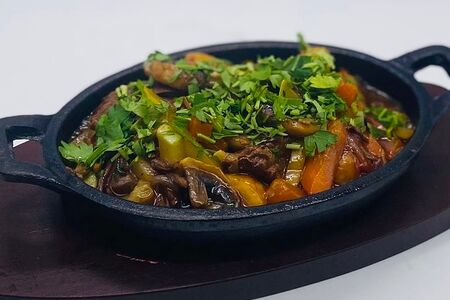 Говядина с овощами