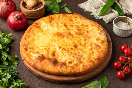 Хачапури с сыром и шпинатом