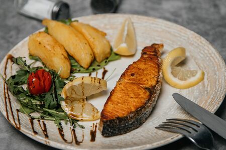 Стейк из семги