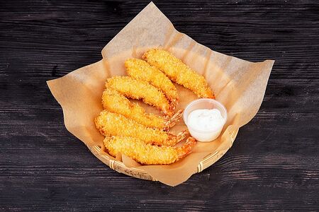 Креветки в кляре