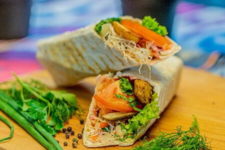 Шаурма вегетарианская