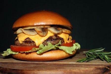 Бургер грибной