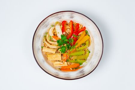 Удон с овощами