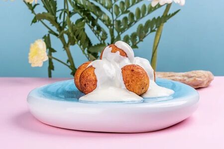 Творожные пончики