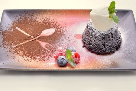 Шоколадный фондан