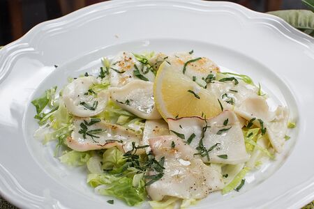 Кальмары на гриле