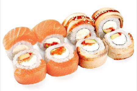 Сливочный ролл Лосось-угорь