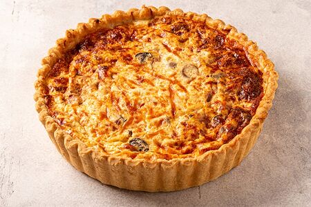 Киш с курицей и грибами