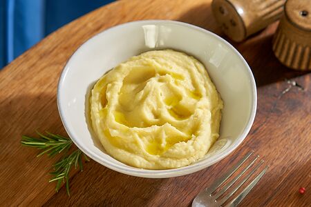 Картофельное пюре со шпинатом