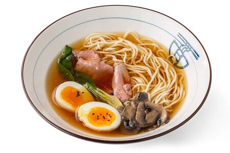 Рамен с ростбифом