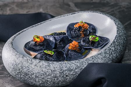 Равиоли с лососем