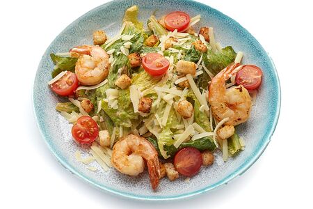 Салат Цезарь с креветкой