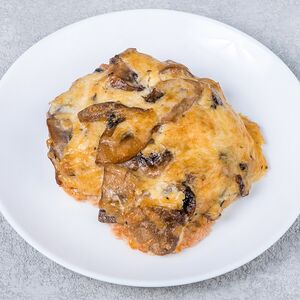 Курица запеченная с грибами