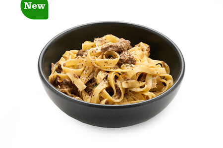 Сливочная паста с лисичками