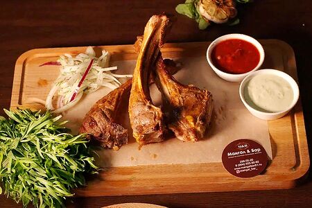 Шашлык из каре баранины 