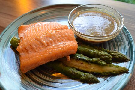 Стейк из лосося