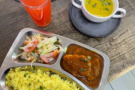 Рыбный карри и суп