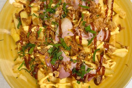 Роял - фри с жареным беконом