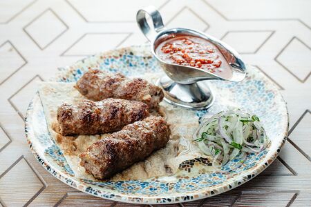 Люля-кебаб из свинины