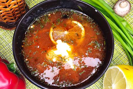 Солянка сборная мясная