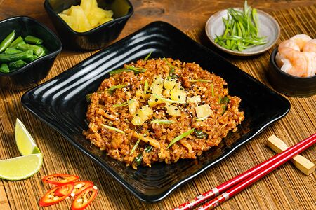 Вок Рис с морепродуктами