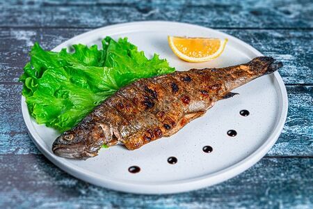 Форель на углях