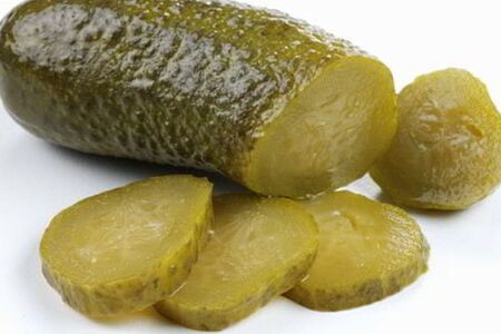 Огурец маринованный