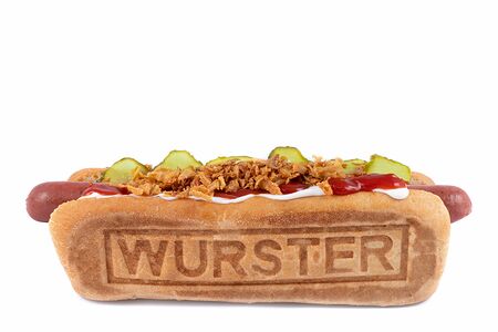 Датский с альпийской колбаской