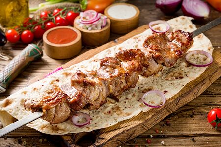 Шашлык из филе индейки