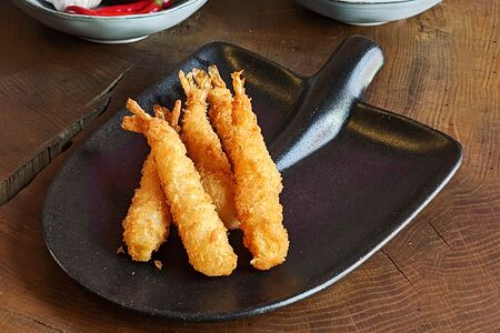 Креветки темпура