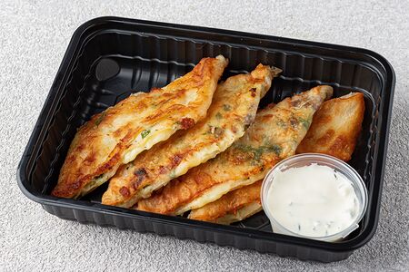 Кутабы с сыром и зеленью