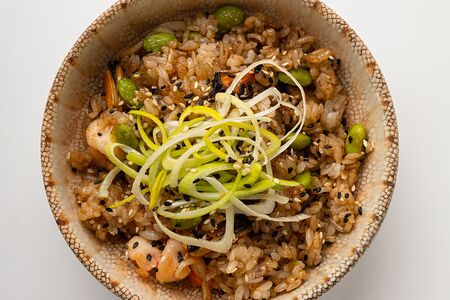 Жареный рис с морепродуктами