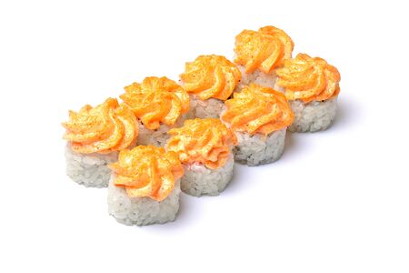 Запеченная лава с лососем