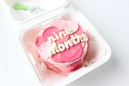 Бенто-торт розовый Малышу