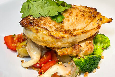 Цыпленок карри с картофелем