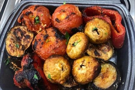 Овощи на мангале