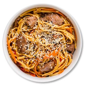 Лапша удон с говядиной