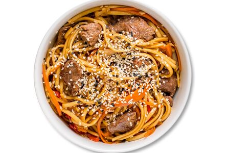 Лапша удон с говядиной