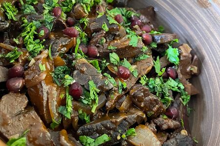 Кучмачи с говяжьими потрохами