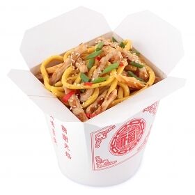 Вок со свининой в соусе BBQ