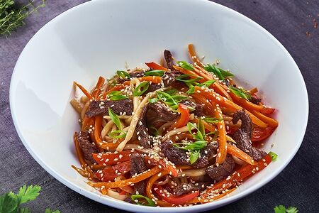 Вок с говядиной