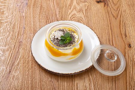 Нежный творог с маракуйей