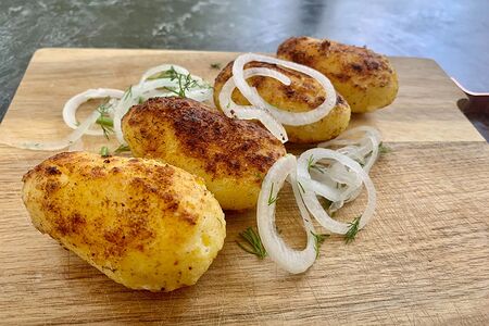 Картошка на мангале