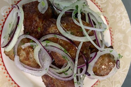 Свиная шея на мангале